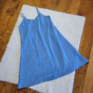 Homefrocks Sleeveless Dress Women's Small Blue Silk Blend?